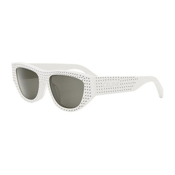 NEW CL4278US 25A CELINE SUNGLASSES WOMEN IVORY SQUARE EYEWEAR - Picture 1 of 4
